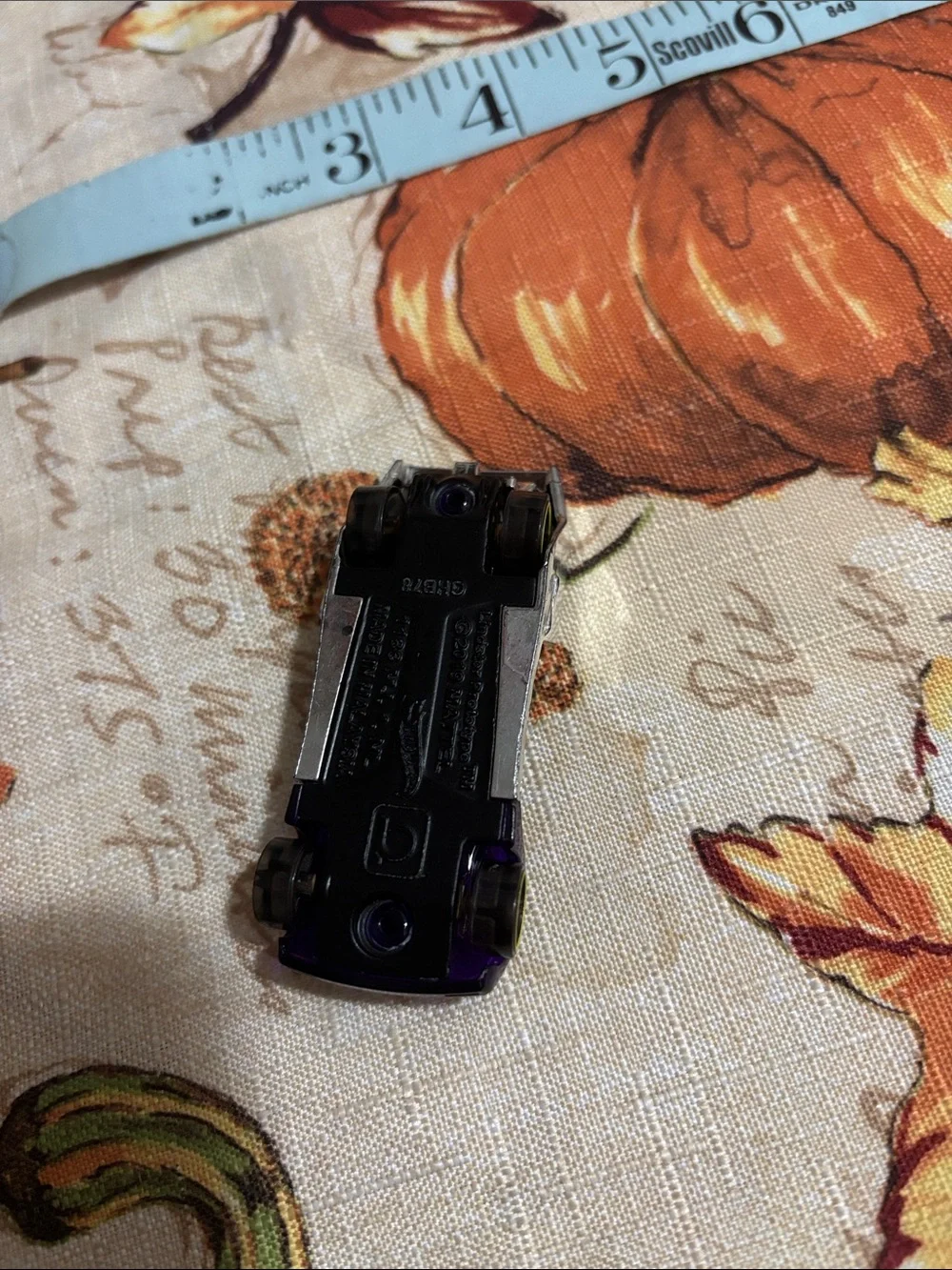 Purple Die-Cast Toy Race Car